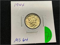 1944 Mercury Dime