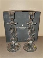 Waterford Seahorse Candlesticks