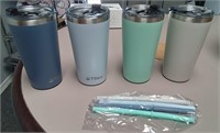 4ct 12oz Stainless Steel Insulated Cups