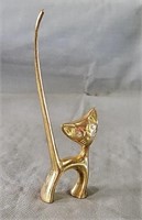 Kitty Cat Metal Ring Holder