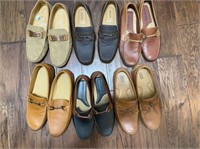 (6 PAIRS) MENS LEATHER SLIP ON SHOES