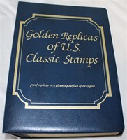Golden Replicas of U.S. Classic Stamps
