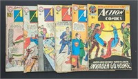 Lot Of 6 Action Comic Books