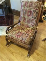 beautiful antique rocking chair rocker with