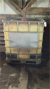 Liquid tank in cage