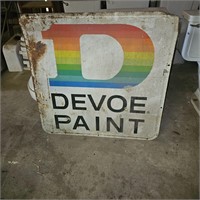 Devoe Paint Sign
