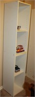 WHITE LAMINATE SHELF TOWER-ASIS