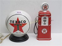 Small Texaco Lamp And Coin Bank