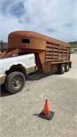 1977 Rawhide stock horse trailer