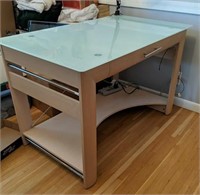 Blonde Colored Office Desk