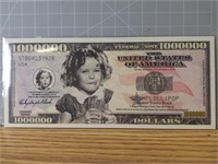 Shirley Temple banknote