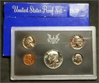 1970 US Mint Proof Set MIB, Silver Kennedy Half
