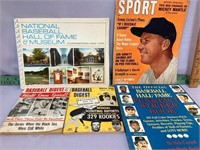 Vintage baseball collectors book lot