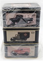 (3) 1/43 Scale Die-Cast Harley-Davidson Truck