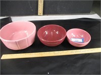 Pink Bowls