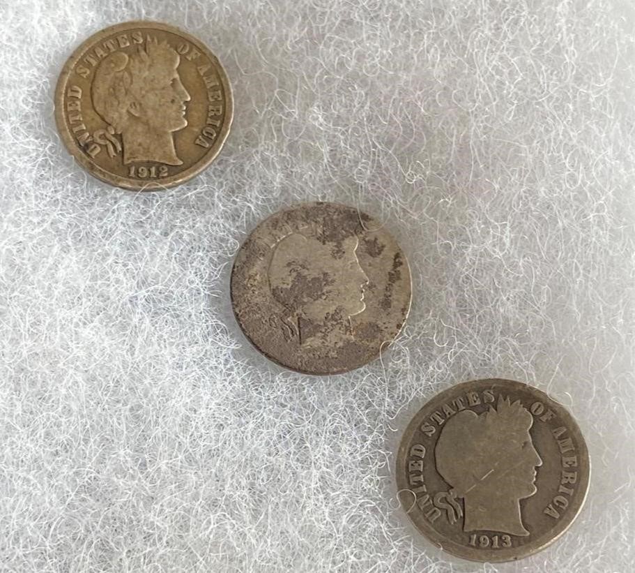 3 Barber Dimes