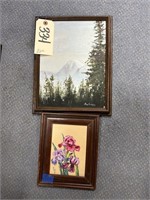 2  Pcs-Framed Paintings