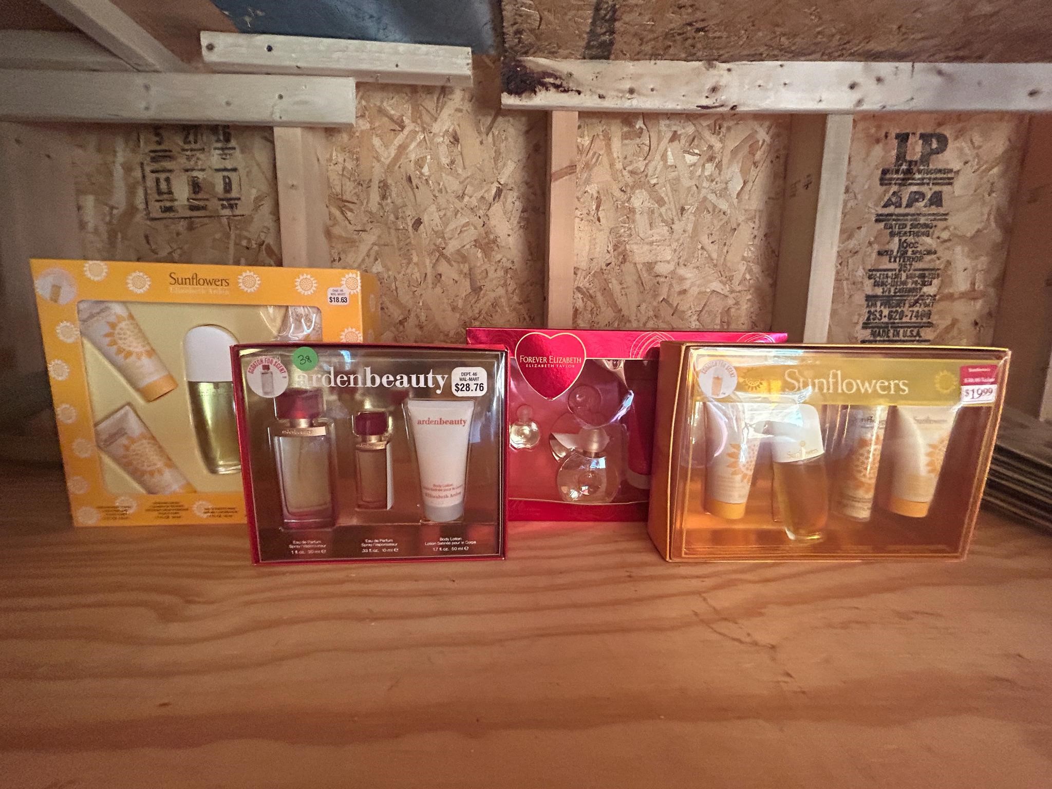 (4) Gift Perfume Sets - NIB | (2) Sunflowers, (1)