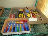 Pliers, Nut Drivers, Wire Strippes, 3 trays