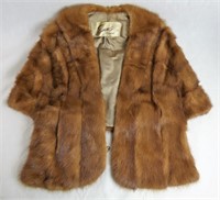 Vintage Mink Fur Stole by Evans Chicago