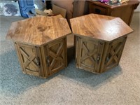 Octagon end tables