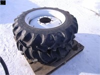 2 - Goodyear 11.2 x 24 tires & rims