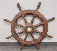 Antique ship's wheel - 42" diameter