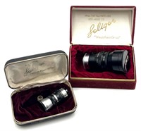 Vtg. Soliger Camera Zoom Lenses in Original Cases