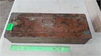 Vintage Copper Lunch Box / Rectangle Baking Mold P