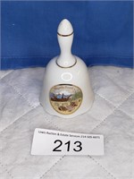 Souvenir White Myrtle Beach Ceramic Bell - Japan