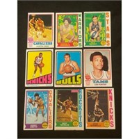 (30) 1970's Topps Basketball Vintage Cards