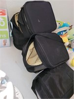 Lot of black bags