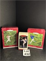 Hallmark Keepsake Ornaments MLB Nolan Ryan, Sammy