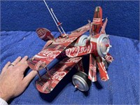 Signed Coca-Cola Cans Airplane (by Ken Miller)