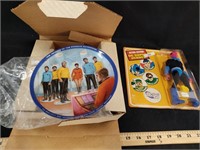 Star Trek Collector's Plate & Super Hero Figure