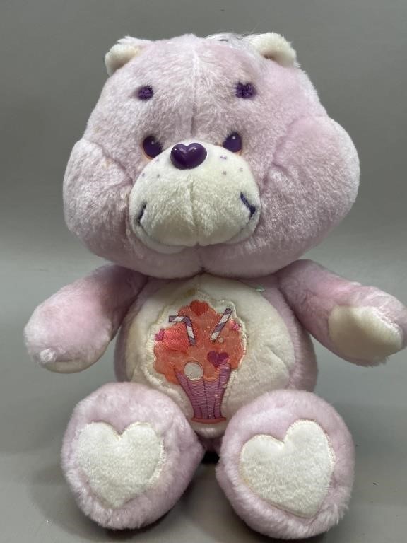 Pink Fluffy Care Bear VTG