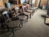 6-Antique Chairs