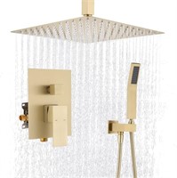 NEW! $140 Square Ceiling Mount Rain Shower System