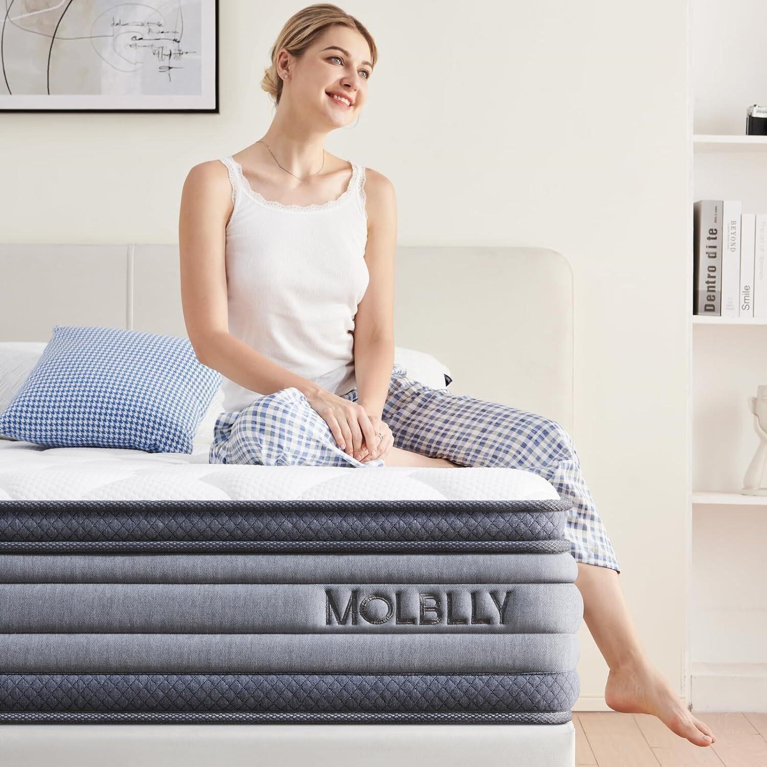 Molblly King Mattress  12 Inch