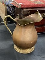 Copper & brass Argentina pitcher.