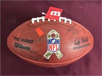 New Wilson The Duke Football With Signatures