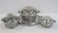 4pc. Guardian Service Pans + Tray