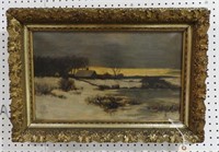 Late 19th Century framed oil on canvas of