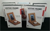 5 new votive frames with candle holders fits