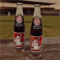 Sealed 1982 World Series Champions Cola Bottles