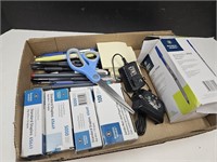 Office Supplies, Staples, Pins, Lithium Charger+