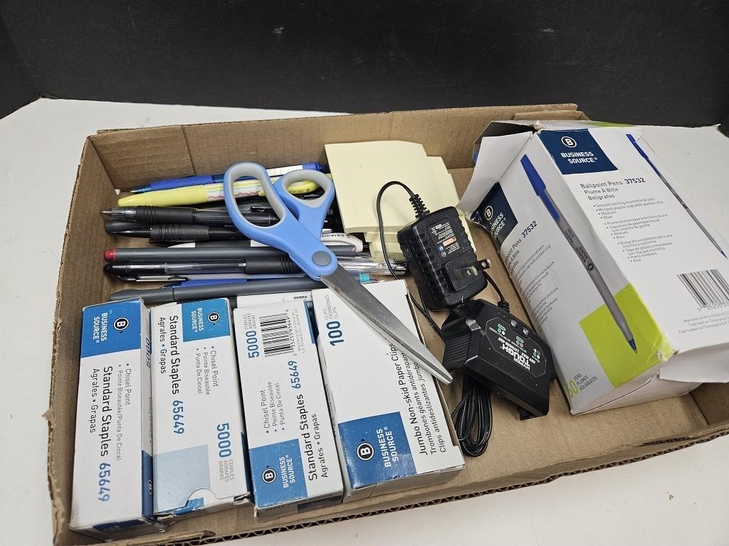Office Supplies, Staples, Pins, Lithium Charger+