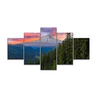 Night in U.S Canvas Art Wall beautiful vista of mo