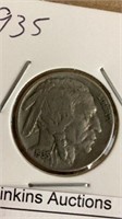 1935 Buffalo Nickel Coin