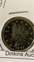 1891 v nickle